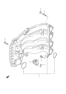 DF 70A drawing Intake Manifold