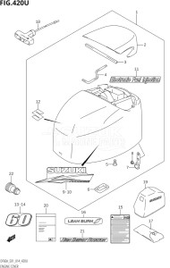06003F-410001 (2014) 60hp E01 E40-Gen. Export 1 - Costa Rica (DF60AVT  DF60AVTH) DF60A drawing ENGINE COVER (DF60AVTH:E40)
