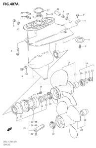 01502F-780001 (2007) 15hp P03-U.S.A (DF15K7) DF15 drawing GEAR CASE