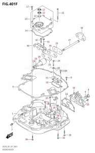 DF200 From 20002F-710001 (E01 E40)  2017 drawing ENGINE HOLDER (DF225T:E40)