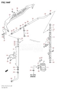 DF150Z From 15002Z-310001 (E01 E40)  2013 drawing FUEL INJECTOR (DF175T:E40)