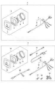 DF 150AS drawing Multi Function Gauge (1)