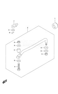 Outboard DF 90A drawing Drag Link