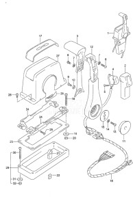 Outboard DF 20A drawing Top Mount Single (1)