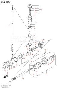 DF175AZ From 17503Z-910001 (E03)  2019 drawing TRANSMISSION (DF200AST)