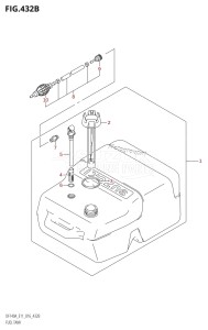 DF115AZ From 11503Z-610001 (E01 E3 E11 E40)  2016 drawing FUEL TANK (DF115AZ:E40)