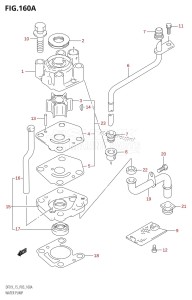 DF15 From 01503F-010001 (P03)  2010 drawing WATER PUMP (K4,K5,K6)