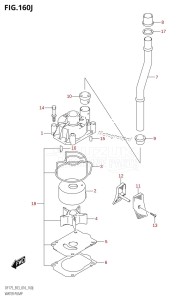 DF175T From 17502F-610001 (E03)  2016 drawing WATER PUMP (DF150ST:E03)