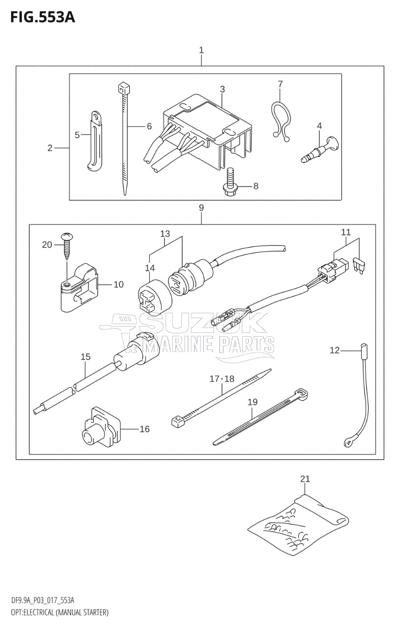 OPT:ELECTRICAL (MANUAL STARTER) (DF8A:P03:M-STARTER)