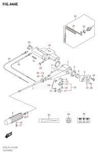 DF20A From 02002F-410001 (P01)  2014 drawing TILLER HANDLE (DF20A:P40)