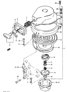 DT5W From 0501-150001 ()  1988 drawing STARTER, MODEL VZ (E13, E40)