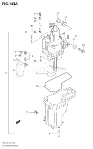 DF60 From 06001F-371001 (E01)  2003 drawing FUEL VAPOR SEPARATOR (W,X)