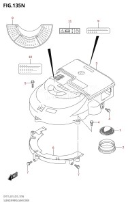 DF175ZG From 17502Z-510001 (E01 E40)  2015 drawing SILENCER /​ RING GEAR COVER (DF175Z:E01)