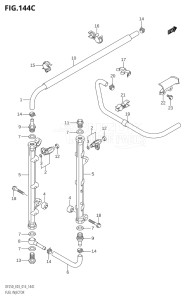 20002F-410001 (2014) 200hp E03-USA (DF200T) DF200 drawing FUEL INJECTOR (DF225T:E03)