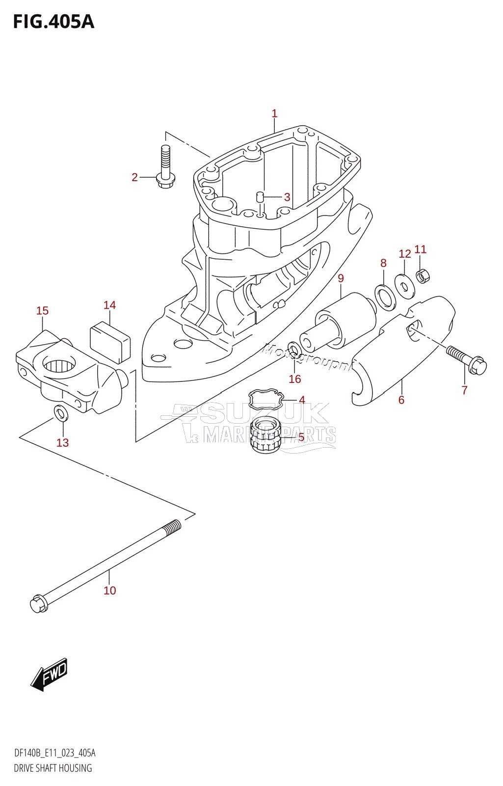 DRIVE SHAFT HOUSING