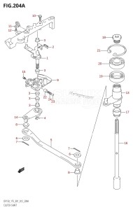 DF175Z From 17502Z-210001 (E01 E40)  2012 drawing CLUTCH SHAFT (DF150T:E01)