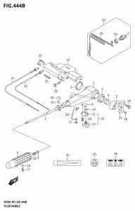 DF20A From 02002F-040001 (P01 P40)  2020 drawing TILLER HANDLE (DF20A:P40)