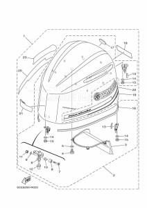 F300BETX drawing FAIRING-UPPER