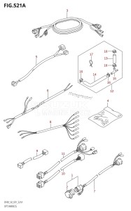 DF50 From 05001F-971001 (E01)  1999 drawing OPT:HARNESS (X,Y,K1,K2,K3,K4,K5,K6,K7)