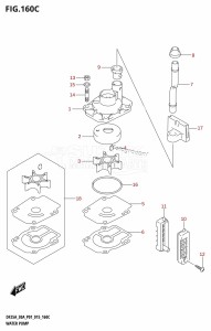 DF30A From 03003F-510001 (P01 P40)  2015 drawing WATER PUMP (DF25AT:P01)