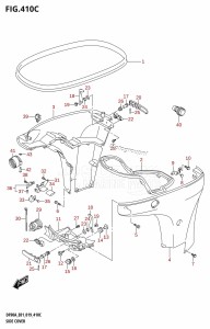 DF80A From 08002F-910001 (E01 E40)  2019 drawing SIDE COVER (DF80A)