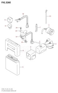 DF100 From 10002F-210001 (E01 E40)  2012 drawing PTT SWITCH /​ ENGINE CONTROL UNIT (DF115Z:E01)