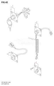 DF140Z From 14002Z-210001 (E01 E40)  2012 drawing OPT:SWITCH