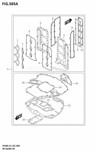 DF250ASS From 25001N-340001 (E03)  2023 drawing OPT:GASKET SET (E01,E03,E11)