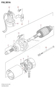 DT25 From 02501K-980001 (E36)  2009 drawing STARTING MOTOR