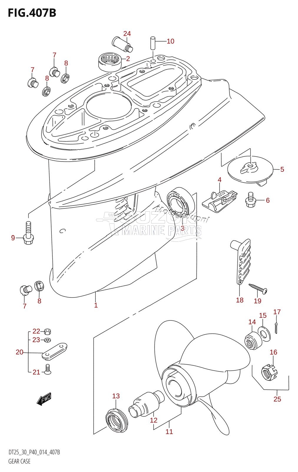 GEAR CASE (DT30:P40)