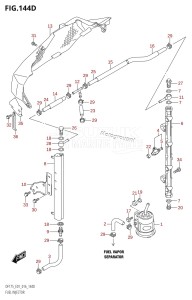 DF175T From 17502F-610001 (E01 E40)  2016 drawing FUEL INJECTOR (DF150TG:E40)