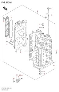 DF140A From 14003F-510001 (E40)  2015 drawing CYLINDER BLOCK (DF115AT:E40)