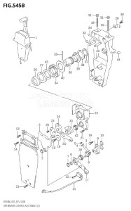 10003F-510001 (2005) 100hp E01-Gen. Export 1 (DF100AT) DF100A drawing OPT:REMOTE CONTROL ASSY SINGLE (2) (DF140AT:E40)