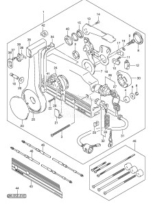 DF140 From 14001F-371001 (E40)  2003 drawing REMOTE CONTROL