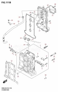 DF60A From 06002F-610001 (E03)  2016 drawing CYLINDER HEAD (DF50A:E03)