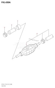 DF175Z From 17502Z-210001 (E01 E40)  2012 drawing FUEL HOSE (DF150T:E40)