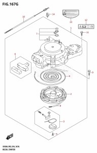 DF9.9B From 00995F-610001 (P03)  2016 drawing RECOIL STARTER (DF20A:P03)