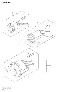 DF140A From 14003F-410001 (E01 E40)  2014 drawing METER (DF115AZ:E40)