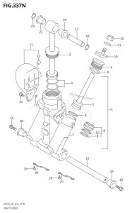 DF250 From 25003F-610001 (E01 E40)  2016 drawing TRIM CYLINDER (DF200T:E01:L-TRANSOM)