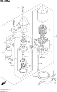 17503P-910001 (2019) 175hp E03-USA (DF175AP) DF175AP drawing STARTING MOTOR