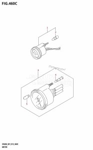 DF40A From 04003F-210001 (E01)  2012 drawing METER (DF50A:E01)