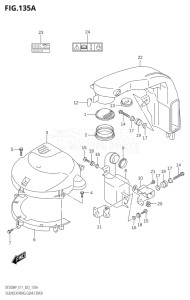 15003P-140001 (2021) 150hp E11-Gen. Export 2 (DF150AP   DF150AP    DF150AP) DF150AP drawing SILENCER / RING GEAR COVER