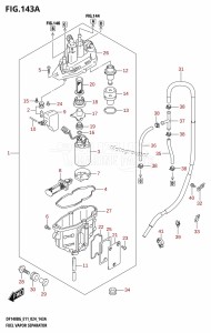 DF140BG From 14004F-440001 (E11 - E40)  2024 drawing FUEL VAPOR SEPARATOR (E11)