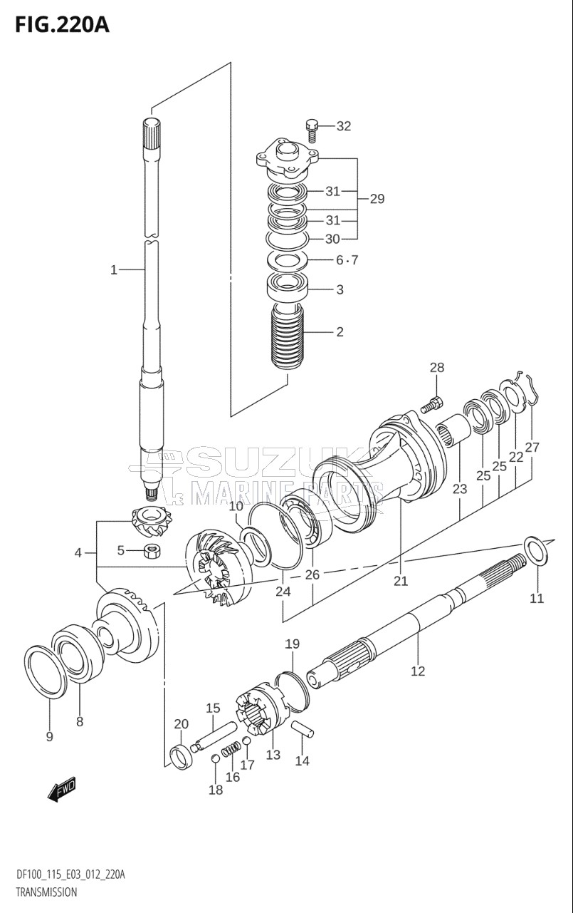 TRANSMISSION (DF100T:E03)