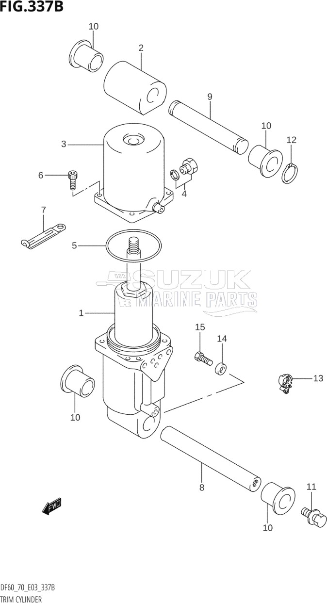 TRIM CYLINDER (K1,K2,K3,K4,K5,K6,K7,K8,K9)