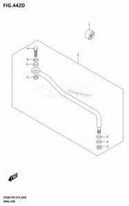 DF9.9B From 00995F-510001 (P03)  2015 drawing DRAG LINK (DF20AR:P03)