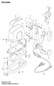 DF60A From 06002F-310001 (E03)  2013 drawing OPT:REMOTE CONTROL ASSY SINGLE (1)