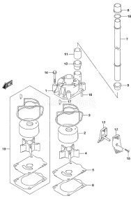 DF 225 drawing Water Pump