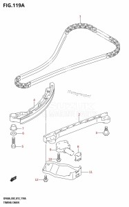 DF40A From 04003F-310001 (E03)  2013 drawing TIMING CHAIN