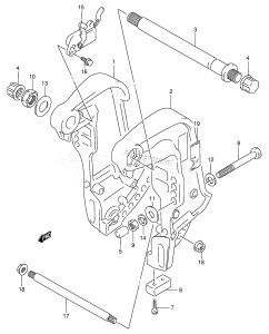 DT100 From 10001-461001 ()  1994 drawing CLAMP BRACKET